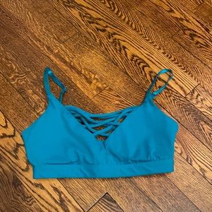 Fabletics Green Sports Bra!
